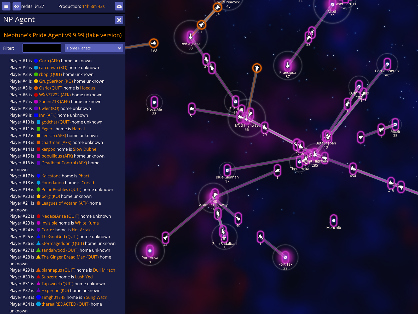 View the Home Planets report